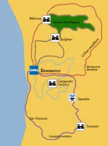 itinerario bici costa etruschi