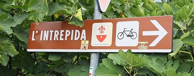 Intrepida in bici
