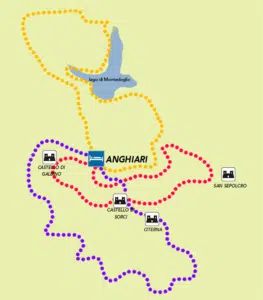 Mappa del tour intrepida intrepida tour bici
