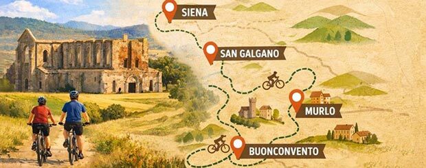 val di merse in bici